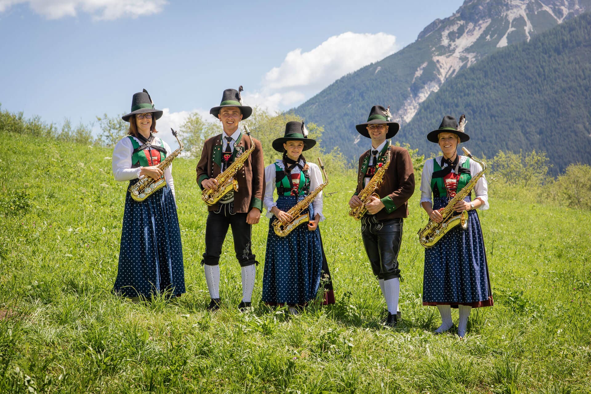 Saxophonregister der Bundesmusikkapelle Neustift im Stubaital