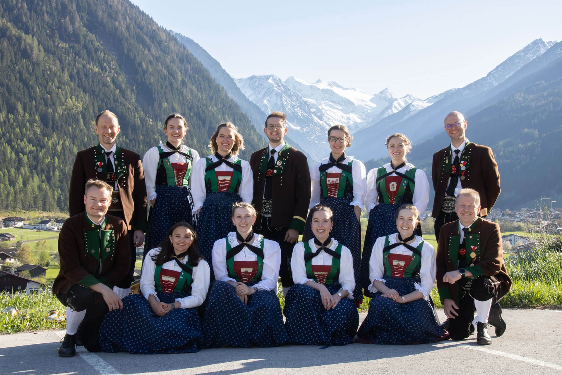 Der Vorstand der Bundesmusikkapelle Neustift im Stubaital