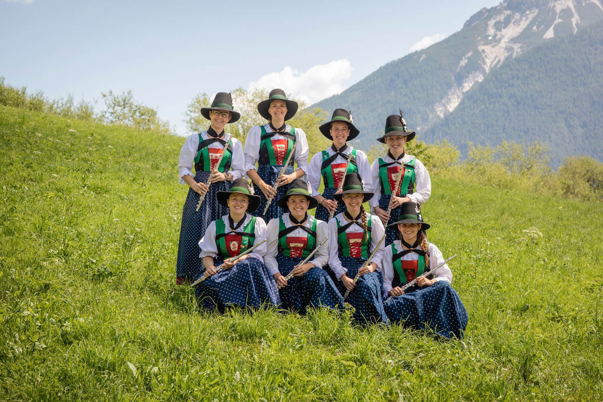 Flötenregister der Bundesmusikkapelle Neustift im Stubaital