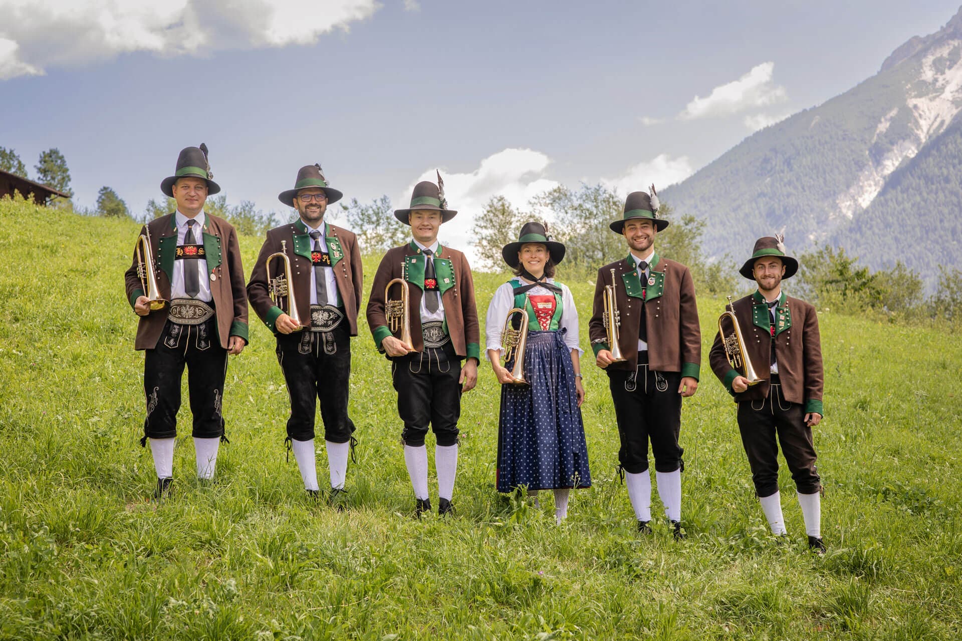 Flügelhornregister der Bundesmusikkapelle Neustift im Stubaital