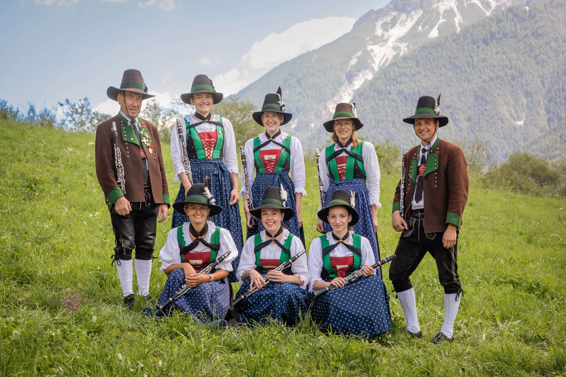 Klarinettenregister der Bundesmusikkapelle Neustift im Stubaital