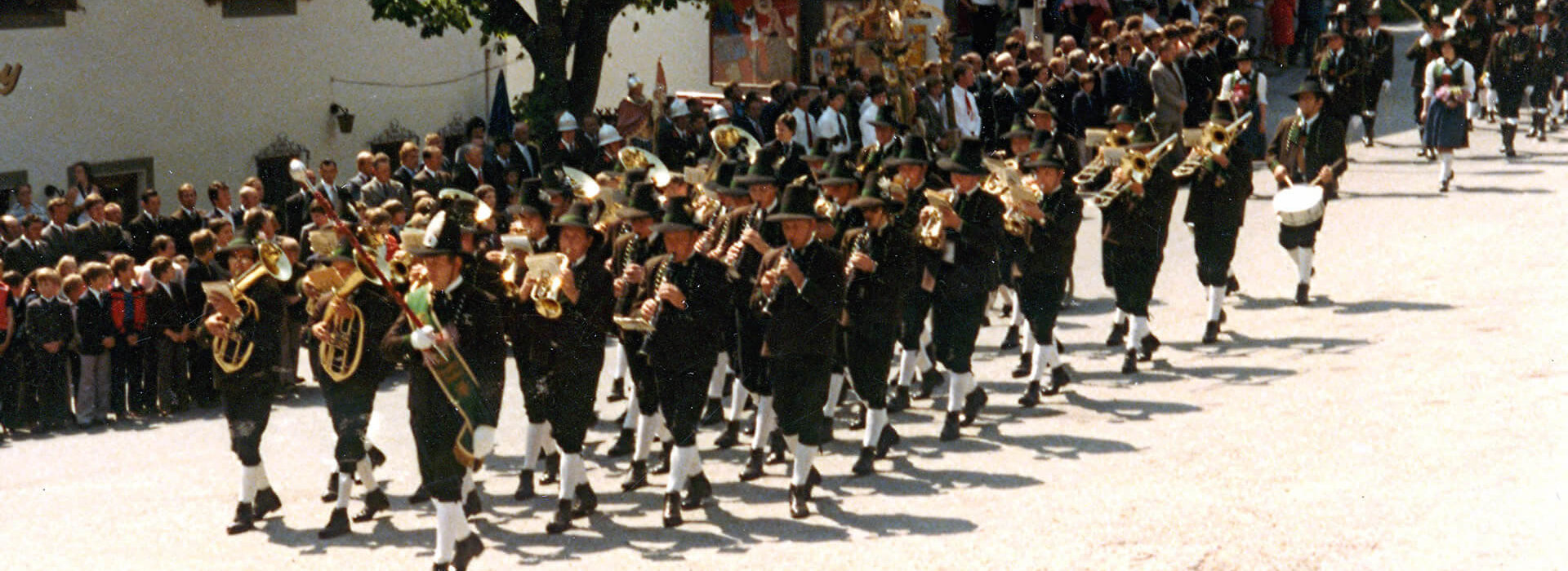 Die Musikkapelle Neustift im Jahre 1978